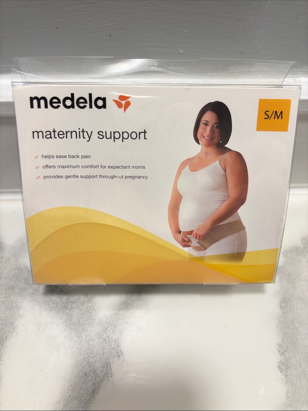 Medela Beige and White Maternity Support Belt
